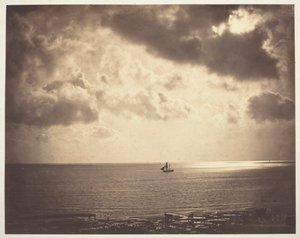 Brig on the Water, 1856. alkotó: Gustave Le Gray