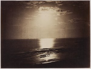 A koronás nap, Normandia, 1856-59 (albuminnyomat nedves kollódiumnegatívról) alkotó: Gustave Le Gray