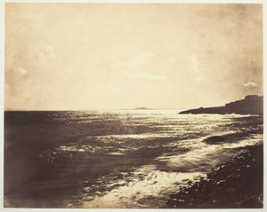 Földközi-tenger az Agde-hegygel alkotó: Gustave Le Gray