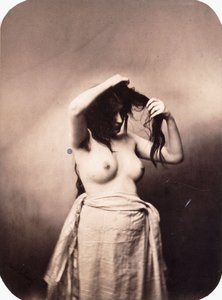 Álló női akt, 1855 körül