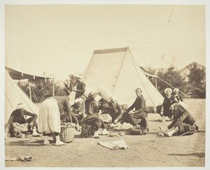 Cím nélkül [Zouaves], 1857. alkotó: Gustave Le Gray