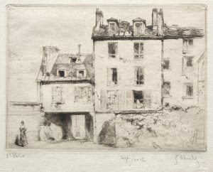 Rue Lacépède: Aciereur Cottens szíve. alkotó: Gustave Leheutre