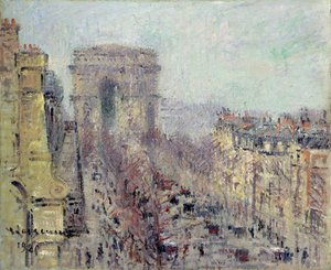 Avenue de Friedland, Párizs alkotó: Gustave Loiseau