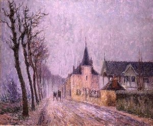 Pothuis rakpart, Pontoise alkotó: Gustave Loiseau