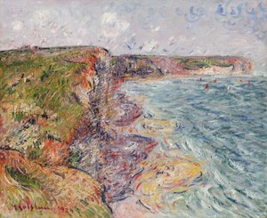 Vitorlások a Cliffs közelében, Yport; Voiliers pres de Falaises, Yport, 1924 alkotó: Gustave Loiseau