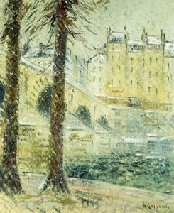 A Pont Marie a hóban; A Pont Marie, Hóeffektus, 1926 körül