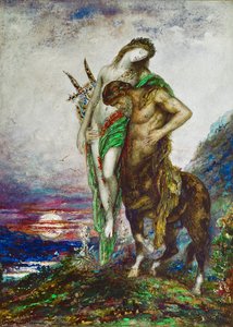 Egy kentaur által vitt halott költő (olaj, vászon) alkotó: Gustave Moreau