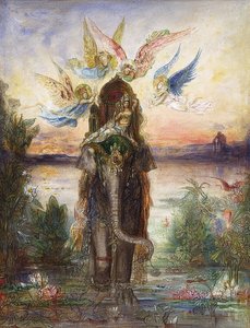 Der Heilige Elefant (Peri). 1882 alkotó: Gustave Moreau