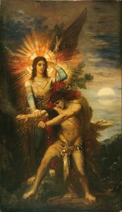 Jákob és az angyal alkotó: Gustave Moreau