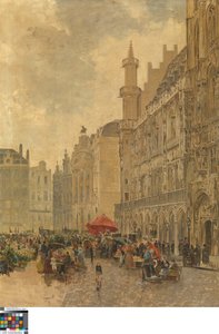 A brüsszeli Grande Place alkotó: Gustave Walckiers