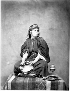 Harem Slave, Algéria, 1859 (albumin nyomat nedves kollódium negatívról)