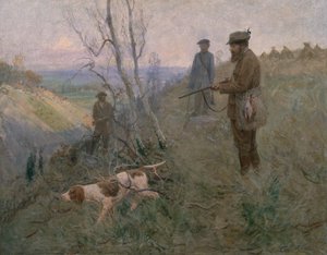 A vadászat (olaj, vászon)