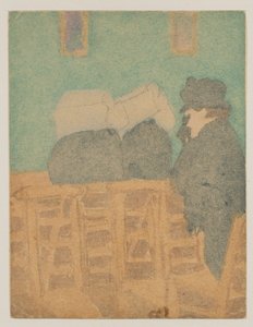 Figurák a templomban (akvarell és ceruza) alkotó: Gwen John