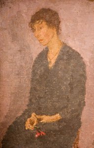Virágot tartó nő, 1908-1922.