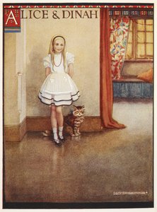 Alice és Dinah a cirmos macska alkotó: Gwynedd M. Hudson