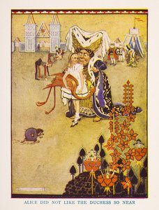 Alice nem szerette a hercegnőt olyan közel, Az óvoda Alice Csodaországban / újra elmesélte a gyerekszobának Irene Pearl; a képeket Gwynedd Hudson készítette
