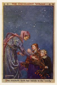 A kiváló nő (színes litográfia) alkotó: Gwynedd M. Hudson