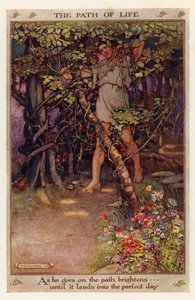 Az élet útja (színes litográfia) alkotó: Gwynedd M. Hudson
