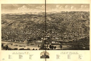 Albany, New York, 1879. alkotó: H.H. Rowley and Co.; Beck and Pauli