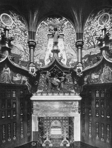 Chaucer szoba, Cardiff Castle, Wales, 1924-1926