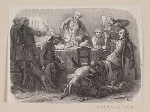 Illusztráció: "Minden a megfelelő helyen" a H.C. Andersen, "Tündérmesék és történetek", 2. kötet alkotó: H.P. Hansen