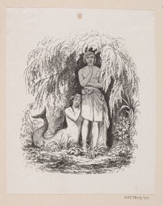 Illusztráció a "The Little Mermaid" című filmhez, H.C. Andersen, "Tündérmesék és történetek", 1. kötet