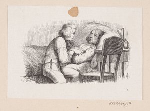 Illusztráció a "The Traveling Companion" című filmhez H.C. Andersen, "Tündérmesék és történetek", 1. kötet alkotó: H.P. Hansen