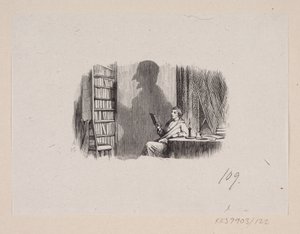 Illusztráció a "The Shadow"-hoz H.C. Andersen, "Tündérmesék és történetek", 2. kötet