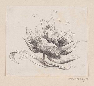 Illusztráció a "Tommelise"-hoz H.C. Andersen, "Tündérmesék és történetek", 1. kötet