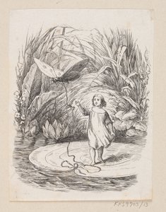 Illusztráció a "Tommelise"-hoz H.C. Andersen, "Tündérmesék és történetek", 1. kötet