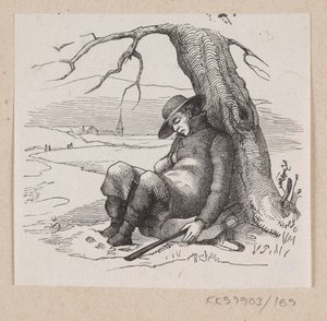 Illusztráció az "Under the Willow Tree"-hez, H.C. Andersen, "Tündérmesék és történetek", 2. kötet