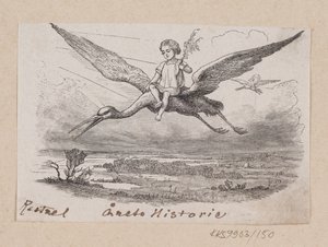 Illusztráció "Az év története" című filmhez H.C. Andersen, "Tündérmesék és történetek", 2. kötet alkotó: H.P. Hansen