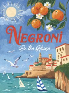 Olasz tengerparti Negroni alkotó: HUGO