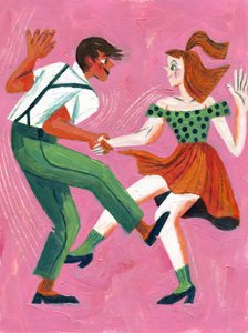 Swing-táncos pár