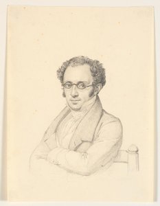 Nicolai Christian Levin Abraham közjegyző, professzor, tanácsos portréja