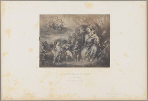 A Szent Család és az angyalok alkotó: H. Bayard and F. A. Renard