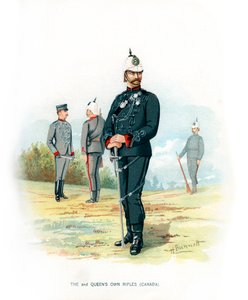 A 2. Queens Own Rifles Kanada, 1890.