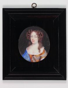 Frances Pierrepont, Newcastle hercegnője (akvarell elefántcsonton)
