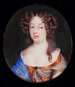 Frances Pierrepont, Newcastle hercegnője (akvarell elefántcsonton)