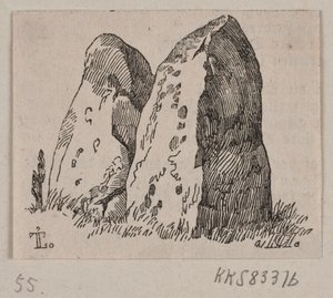 Illusztráció a "Kőemlékművekhez" alkotó: H. C. Henneberg