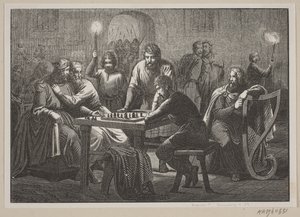 Illusztráció Fabricius Dánia történelméhez. alkotó: H. C. Henneberg
