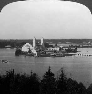 Lewis és Clark kiállítás, kormányépület, Guilds Lake, Portland, Oregon, USA, 1905.