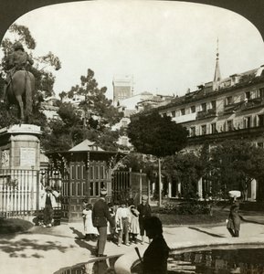 Plaza Mayor, Madrid, Spanyolország.