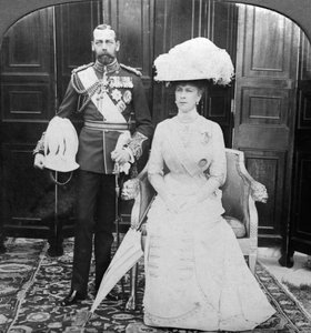 V. György király 1865-1935 és Mária királyné 1867-1953, XX. század eleje.