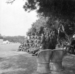 HM Amir, Lord Kitchener és munkatársai, Agra, India, 1900-as évek.