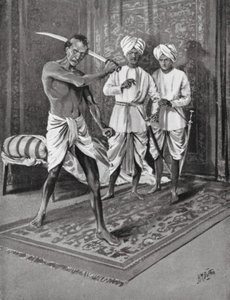 Malik Naib Kafur utolsó felvonása, Kr. u. 1316 (litó) alkotó: H. M. (after) Burton