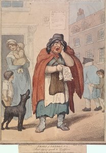 „Utolsó haldokló beszéd és vallomás”, a Londoni kiáltások III. táblája, 1799
