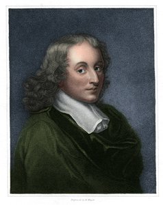 Blaise Pascal francia filozófus, matematikus, fizikus és teológus, 1833. alkotó: H Meyer