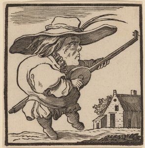 Púpos lantozni alkotó: H. Numan after Jacques Callot
