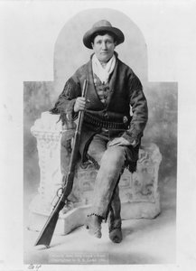 Calamity Jane, mint Crook tábornok felderítője alkotó: H. R. Locke